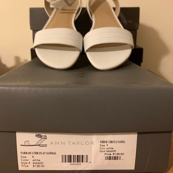 leather ankle strap flat sandals